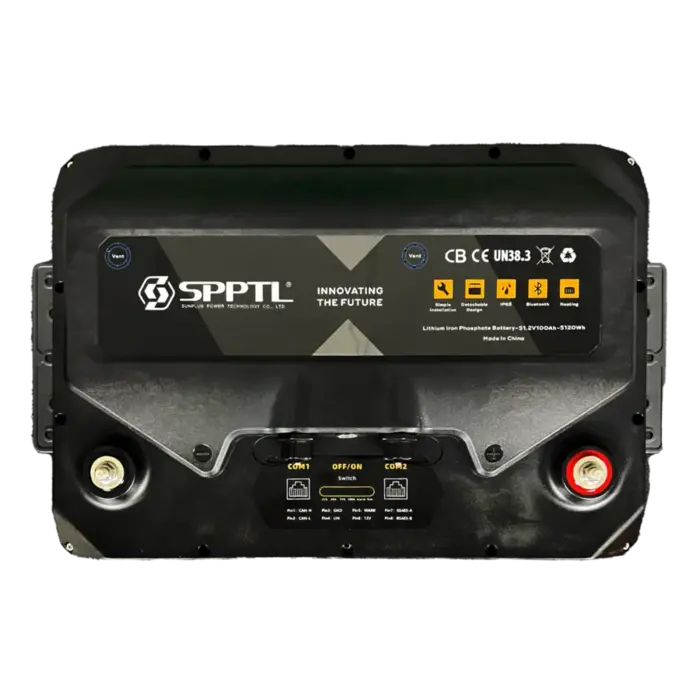 Batería SPPTL SPEG5120A panel trasero COM1 COM2
